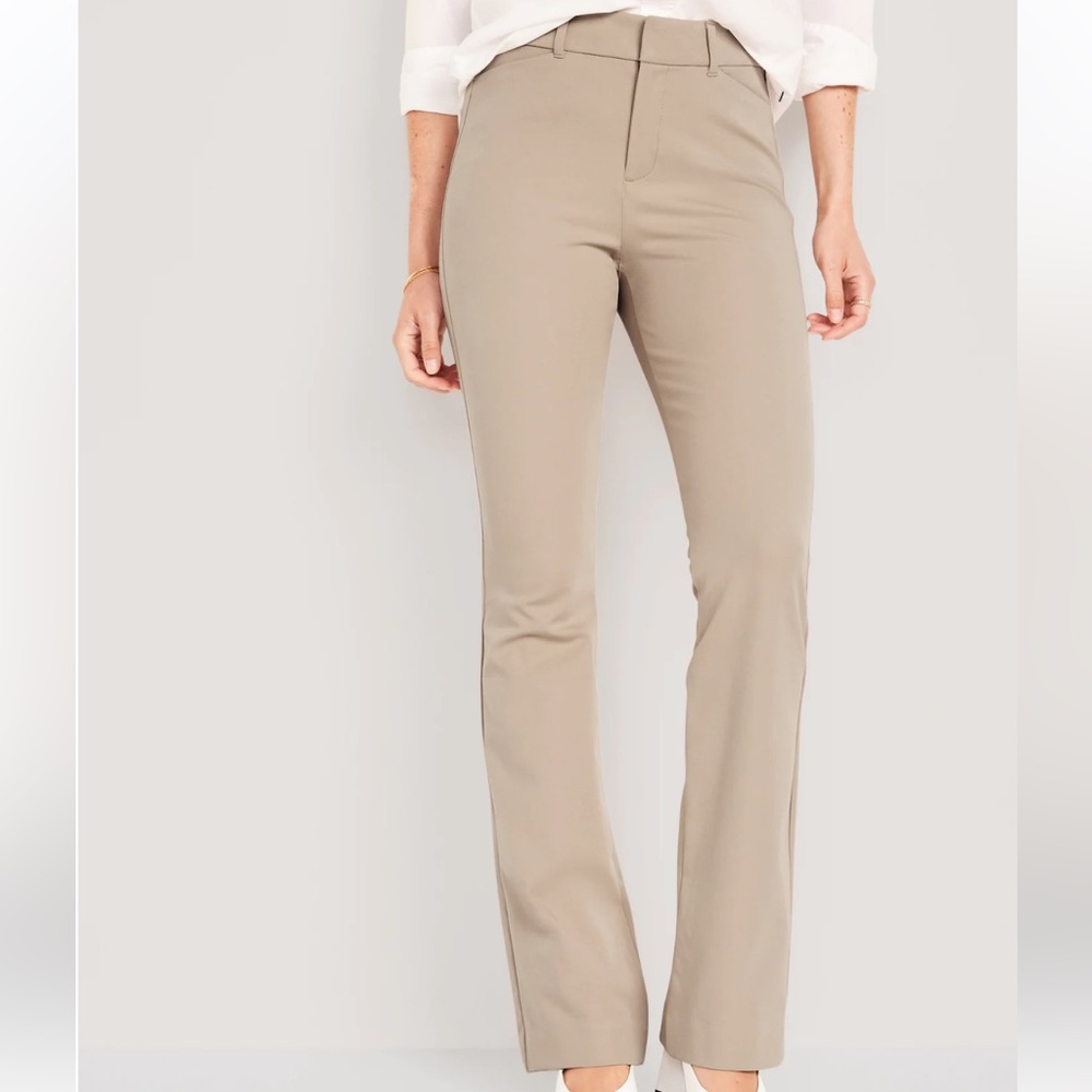 High waisted pixie flare pants